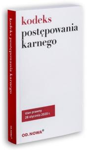 Okładka książki Kodeks postępowania karnego 01/2020