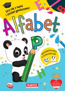 Okładka książki Kolorowanka Alfabet z naklejkami