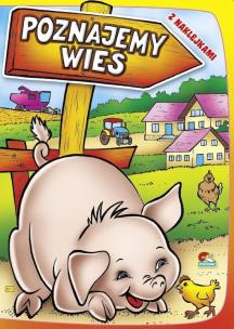 Okładka książki Kolorowanka. Poznajemy wieś - Dziewczynka i chłopiec (A4, 16