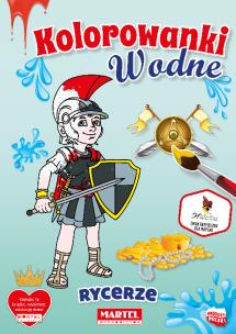 Okładka książki Kolorowanka wodna Rycerze