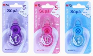 Opakowanie Korektor w taśmie Supa 5mx5mm M&G