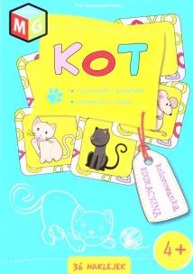 Okładka książki Kot - kolorowanka edukacyjna