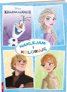 Okładka książki Kraina lodu 2. Naklejam i koloruję