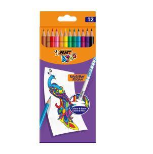 Opakowanie Kredki ołówkowe Kids Evolution Illusion 12 kol BIC