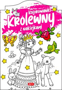 Okładka książki Królewny. Kolorowanka z naklejkami
