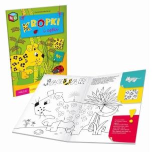 Okładka książki Kropki i cętki - kolorowanka