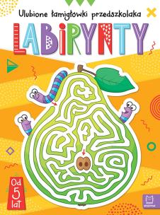 Okładka książki Labirynty. Ulubione łamigłówki przedszkolaka