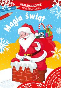 Okładka książki Maluszkowe malowanie. Magia świąt