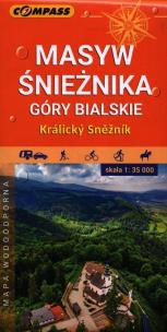 Okładka książki Mapa tur. Masyw Śnieżnika, Góry Bialskie 1:35 000
