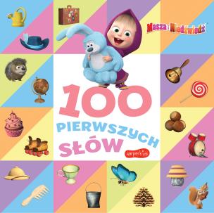 Okładka książki Masza i Niedźwiedź. 100 pierwszych słów