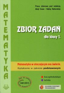 Okładka książki Matematyka w otacz LO 1 zb. zad. ZP w.2012 PODKOWA
