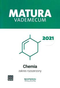 Okładka książki Matura 2021 Chemia Vademecum zakres rozszerzony