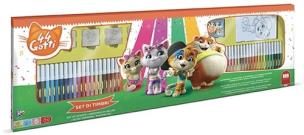 Opakowanie Megazestaw do kolorowania 44 Koty