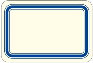 Opakowanie Naklejki dekoracyjne ETK 037 Niebieskie 4szt ROSSI