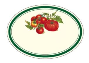 Opakowanie Naklejki dekoracyjne ETK 219 Pomidory 6szt ROSSI