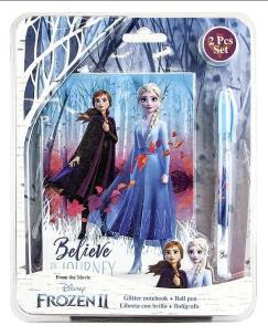 Opakowanie Notatnik z długopisem Kraina Lodu 2