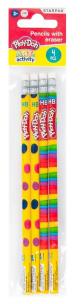 Opakowanie Ołówek z gumką Play-Doh 4el