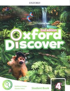 Oxford Discover 4 SB w.2020. Autor: Kathleen Kampa, Charles Vilina. Multiszop.pl Okładka książki Oxford Discover 4 SB w.2020