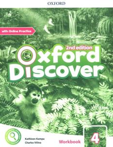 Oxford Discover 4 WB + online practice w.2020. Autor: Kathleen Kampa, Charles Vilina. Multiszop.pl Okładka książki Oxford Discover 4 WB + online practice w.2020