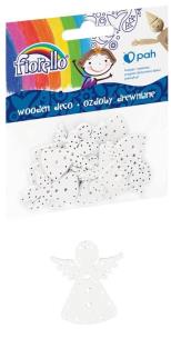 Opakowanie Ozdoby drewniane aniołek biały 15szt FIORELLO