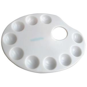 Okładka książki Paleta plastikowa owalna 23x17cm