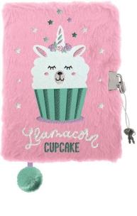 Opakowanie Pamiętnik z kłódką A5/96K Włochacz Lama