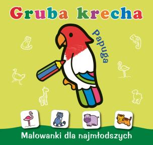 Okładka książki Papuga. Gruba krecha