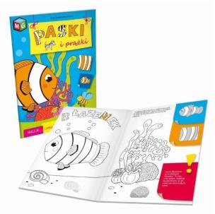 Okładka książki Paski i prążki - kolorowanka