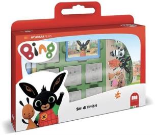 Opakowanie Pieczątki w walizce 7 sztuk Bing