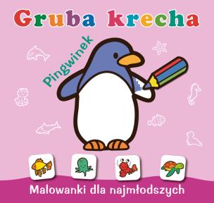 Okładka książki Pingwinek. Gruba krecha