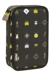 Opakowanie Piórnik 2 poz. z wyprawką Be Atomic czarny MILAN