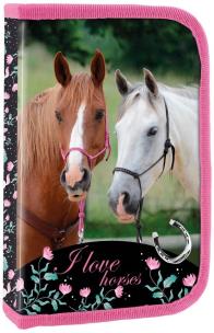 Opakowanie Piórnik jednokomorowy Konie 20 DERFORM