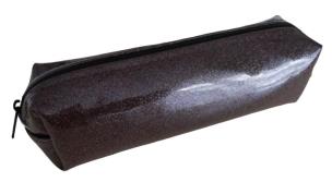 Opakowanie Piórnik PA496 ekoskóra brokat brąz MESIO