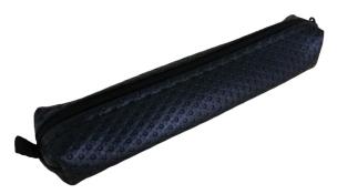 Opakowanie Piórnik PA497 ekoskóra brokat czarny MESIO