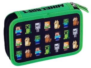 Opakowanie Piórnik poj. bez wyp. 2 klapki Minecraft ASTRA