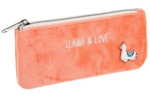 Opakowanie Piórnik saszetka pluszowy Lama