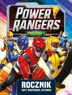 Power Rangers. Rocznik. Fakty, bohaterowie, wyzwania. Autor: Opracowanie zbiorowe. Multiszop.pl Okładka książki Power Rangers. Rocznik. Fakty, bohaterowie, wyzwania