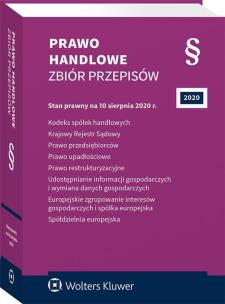 Okładka książki Prawo handlowe Zbiór przepisów