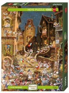 Opakowanie Puzzle 1000 Romantyczne miasto - Noc, Ryba