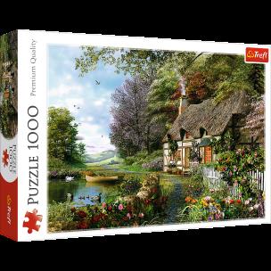 Okładka książki Puzzle 1000 Urączy zakątek TREFL