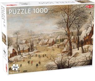 Opakowanie Puzzle 1000 Winter Landscape w Skaters