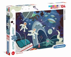 Opakowanie Puzzle 104 Space Oddity Brokat