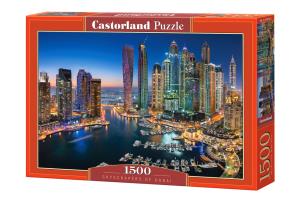 Puzzle 1500 el.;Skyscrapers of Dubai/ C-151813. Wydawca: Castorland. Multiszop.pl Opakowanie Puzzle 1500 el.;Skyscrapers of Dubai/ C-151813