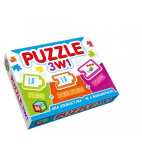Puzzle 3w1. Wydawca: MULTIGRA. Multiszop.pl Opakowanie Puzzle 3w1