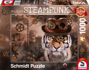 Opakowanie Puzzle PQ 1000 Tygrys (Steampunk) G3