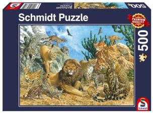 Opakowanie Puzzle PQ 500 Duże koty G3