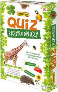 Quiz przyrodniczy z zagadkami. Wydawca: Adamigo. Multiszop.pl Opakowanie Quiz przyrodniczy z zagadkami