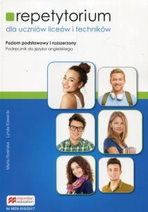 Okładka książki Repetytorium dla uczniów liceów i techników Poziom podstawowy i rozszerzony wersja wieloletnia + pdf