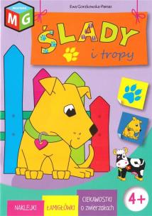 Okładka książki Ślady i tropy - kolorowanka