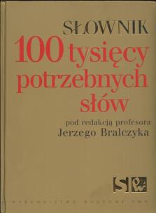 Opakowanie Słownik 100 tysięcy potrzebnych słów